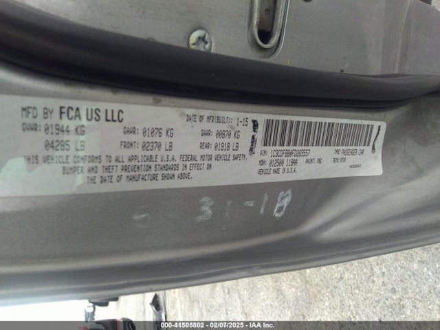 Dodge 2015 2015 1C3CDFBB0FD265557 Image 9