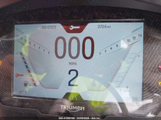 2020 TRIUMPH MOTORCYCLE STREET TRIPLE SMTA554S4LT978262 Photo 6