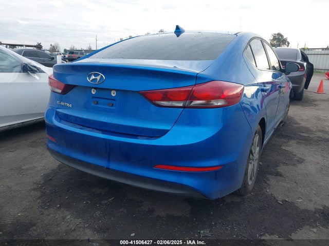 Продажа на аукционе авто 2018 Hyundai Elantra Sel, vin: 5NPD84LF0JH297972, номер лота: 41506427