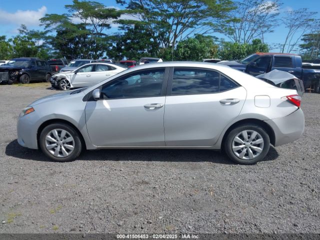 5YFBURHE2EP148651 Toyota Corolla Le/le Plus/le Premium