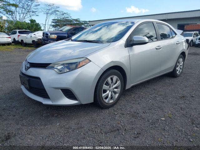 5YFBURHE2EP148651 Toyota Corolla Le/le Plus/le Premium