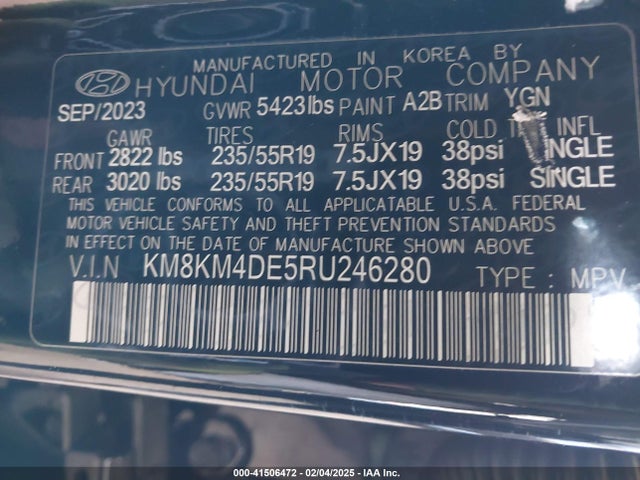KM8KM4DE5RU246280 Hyundai IONIQ 5 SE