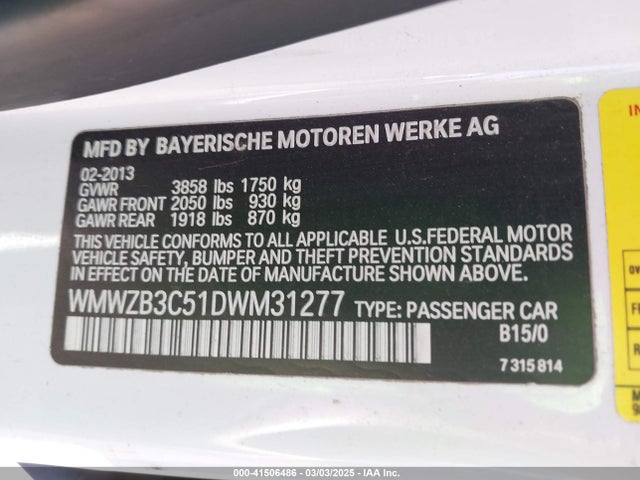 2013 MINI COUNTRYMAN WMWZB3C51DWM31277 Photo 8