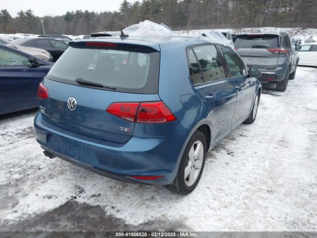 3VW217AU1HM071827 Volkswagen Golf Tsi S 4-door/tsi Se 4-door/tsi Sel 4-door/tsi Wolfsburg Edition 4-door