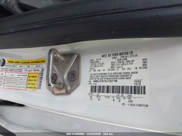Ford Transit Connect Xl 2018 NM0LS7E79J1367798 Image 9