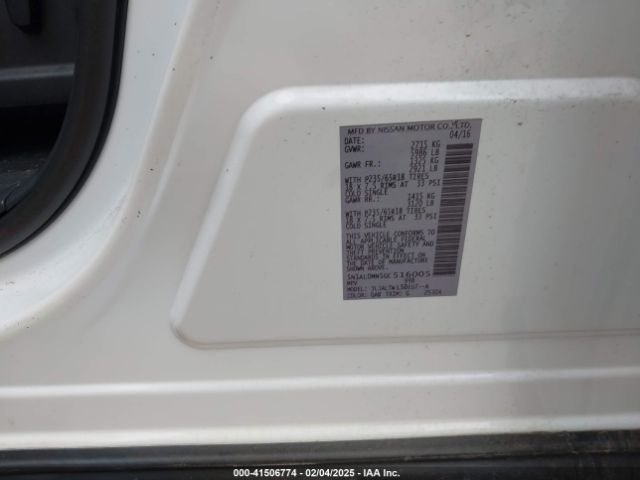 5N1AL0MN5GC516005 Infiniti QX60