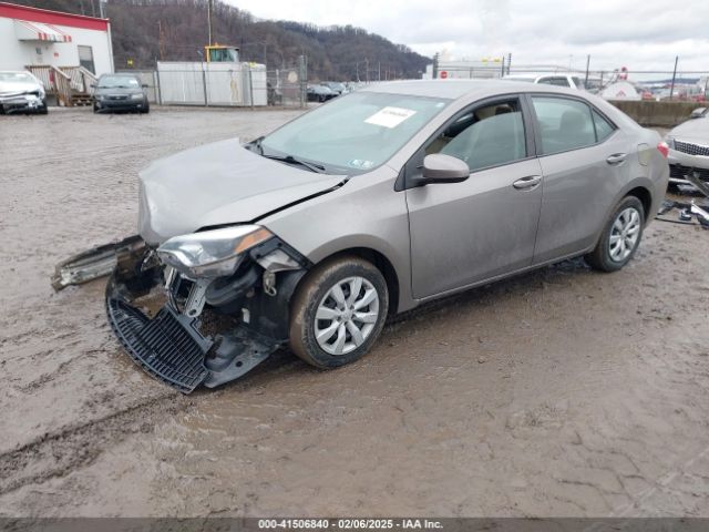 2T1BURHE6GC696722 Toyota COROLLA LE