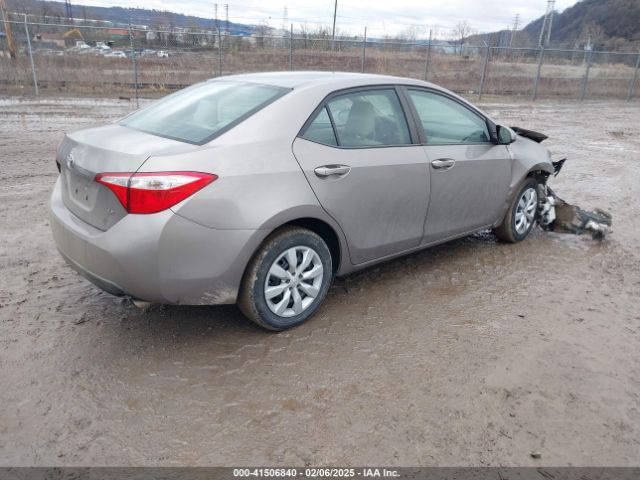 2T1BURHE6GC696722 Toyota COROLLA LE