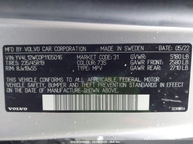 2023 VOLVO V60 CROSS COUNTRY YV4L12WC0P1105016 Photo 8