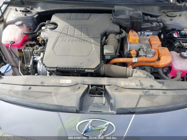 KMHLM4AJ6PU076465 Hyundai Elantra Hybrid Blue