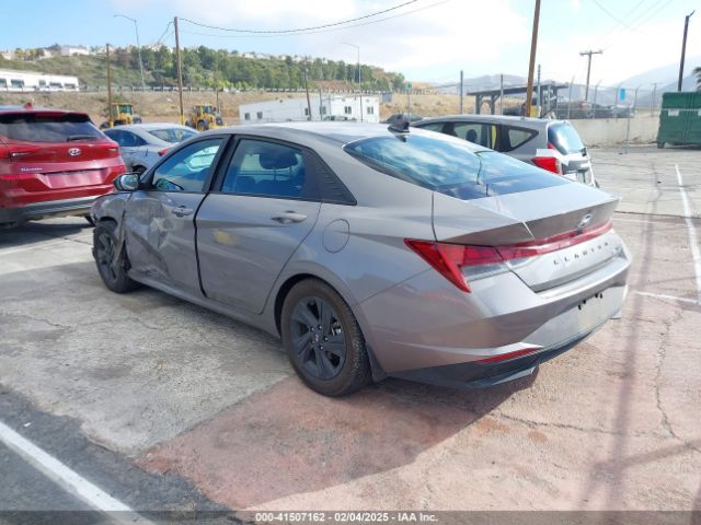 KMHLM4AJ6PU076465 Hyundai Elantra Hybrid Blue