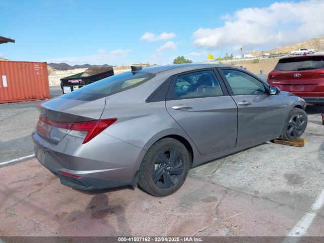 KMHLM4AJ6PU076465 Hyundai Elantra Hybrid Blue