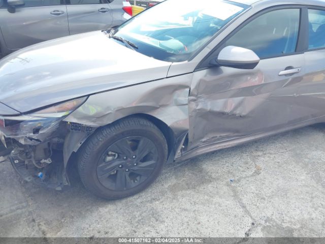 KMHLM4AJ6PU076465 Hyundai Elantra Hybrid Blue