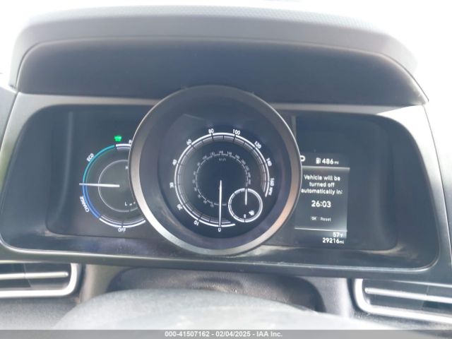KMHLM4AJ6PU076465 Hyundai Elantra Hybrid Blue