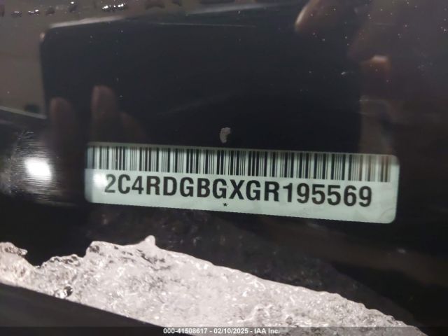 2C4RDGBGXGR195569 Dodge Grand Caravan American Value Pkg