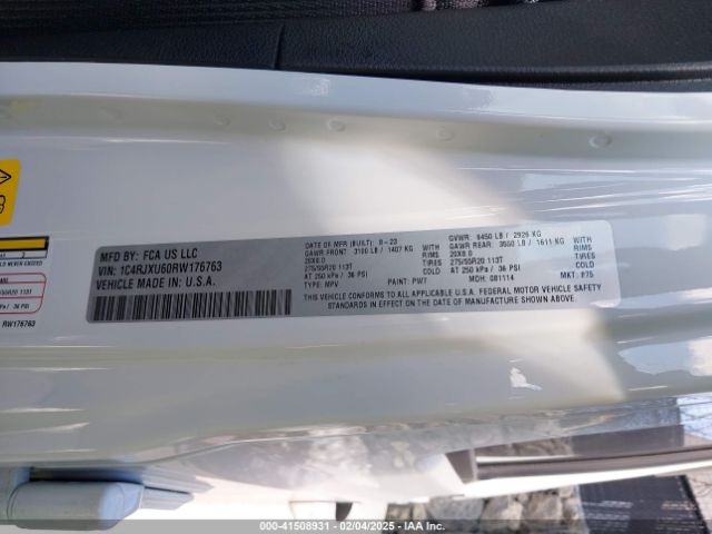 2024 JEEP WRANGLER 4XE 1C4RJXU60RW176763 Photo 8