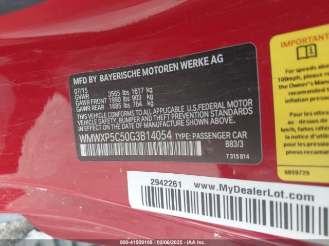 WMWXP5C50G3B14054 Mini Hardtop Cooper