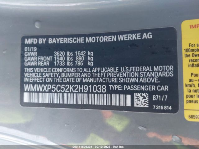 2019 MINI HARDTOP WMWXP5C52K2H91038 Photo 8