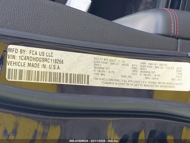 1C4RDHDG9RC118268 Dodge Durango Gt Plus Rwd
