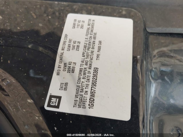 2005 CADILLAC STS 1G6DW677950236369 Photo 8