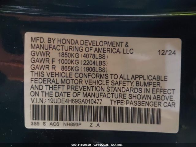 2025 ACURA INTEGRA 19UDE4H69SA010477 Photo 8