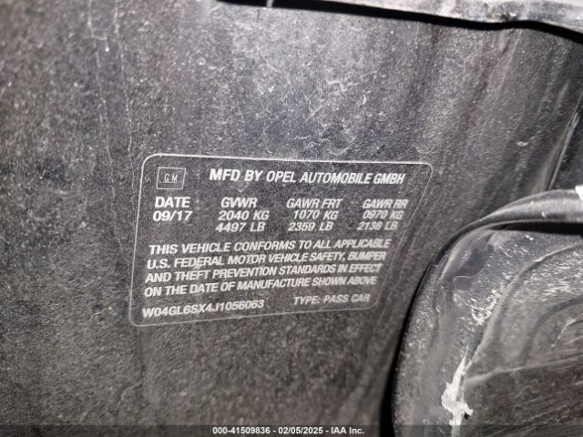 W04GL6SX4J1056063 Buick Regal Sportback Preferred