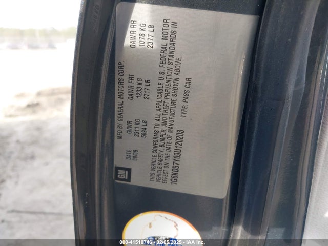 2009 CADILLAC DTS 1G6KD57Y09U120203 Photo 8
