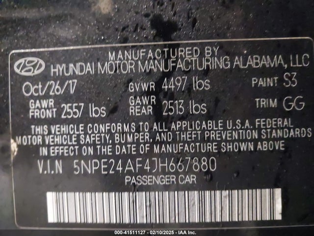 Hyundai SONATA SE 2018 5NPE24AF4JH667880 Image 9