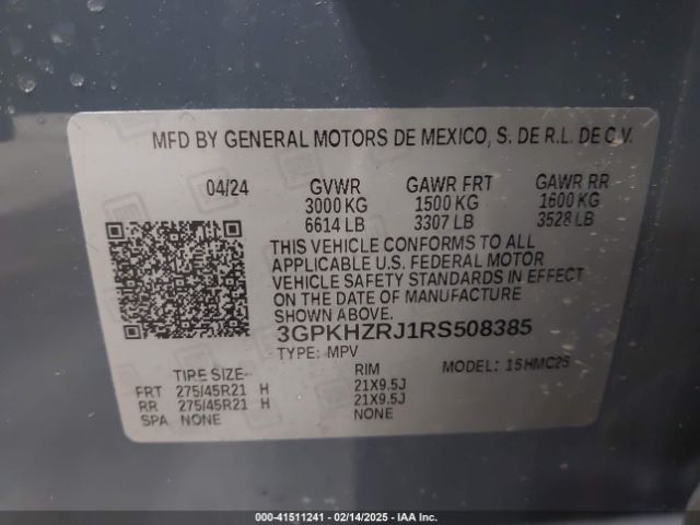 2024 HONDA PROLOGUE 3GPKHZRJ1RS508385 Photo 8