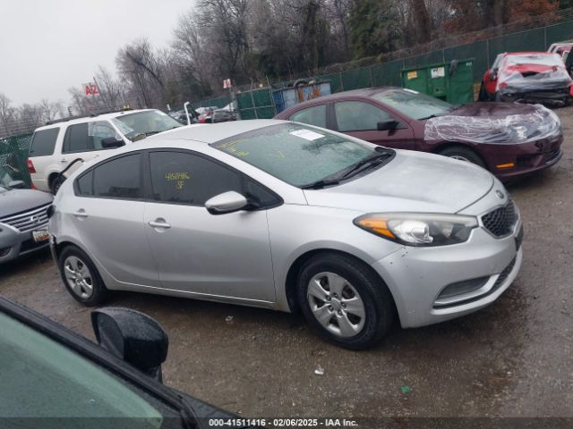 KNAFK4A62F5436355 KIA FORTE LX
