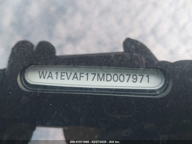 WA1EVAF17MD007971 Audi Q8 Premium Plus 55 Tfsi Quattro Tiptronic