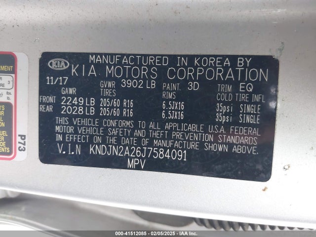 KIA Soul 2018 KNDJN2A26J7584091 Image 9