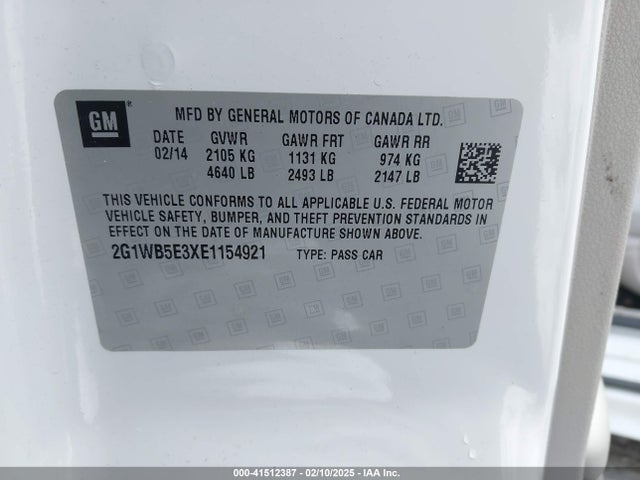 2G1WB5E3XE1154921 Chevrolet Impala Limited Lt