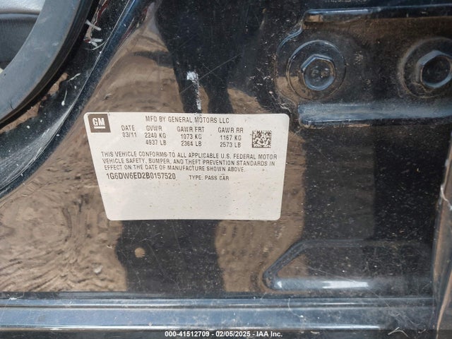 2011 CADILLAC STS 1G6DW6ED2B0157520 Photo 8