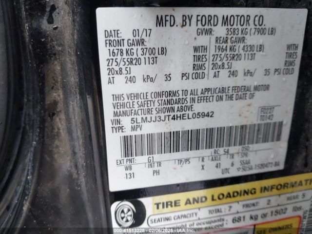 5LMJJ3JT4HEL05942 Lincoln Navigator L Select