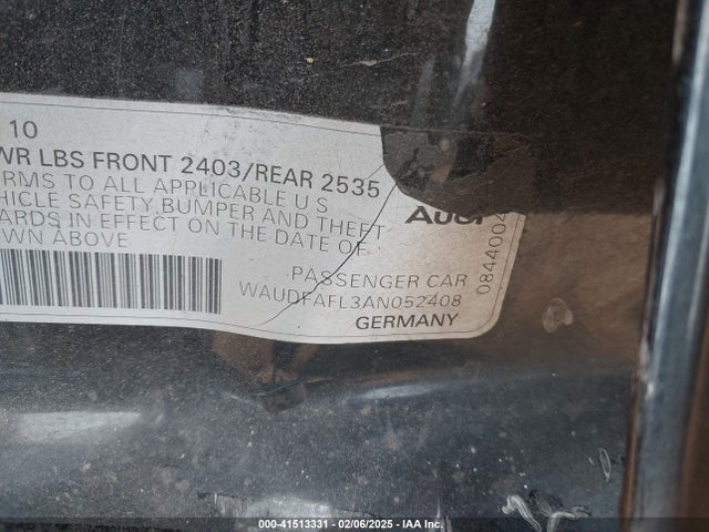 2010 AUDI A4 WAUDFAFL3AN052408 Photo 8