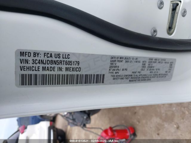 3C4NJDBN5RT605179 Jeep Compass Latitude 4x4