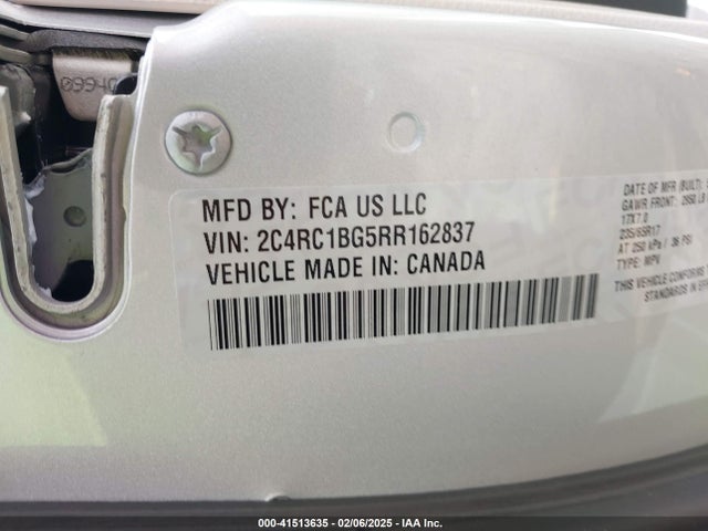 Chrysler Pacifica Touring L 2024 2C4RC1BG5RR162837 Image 9