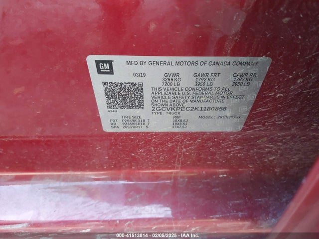 Chevrolet Silverado 1500 Ld Lt 2019 2GCVKPEC2K1180858 Image 9