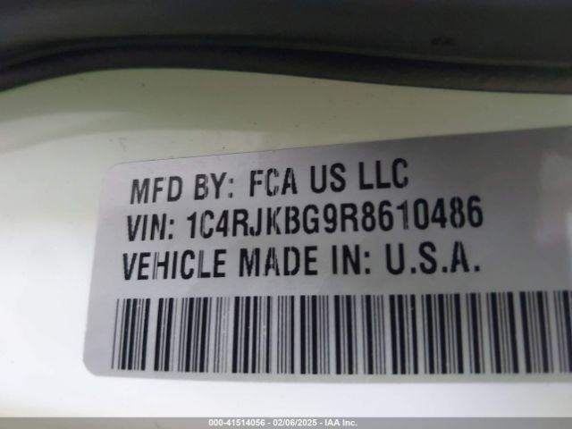 1C4RJKBG9R8610486 Jeep Grand Cherokee L Limited 4x4