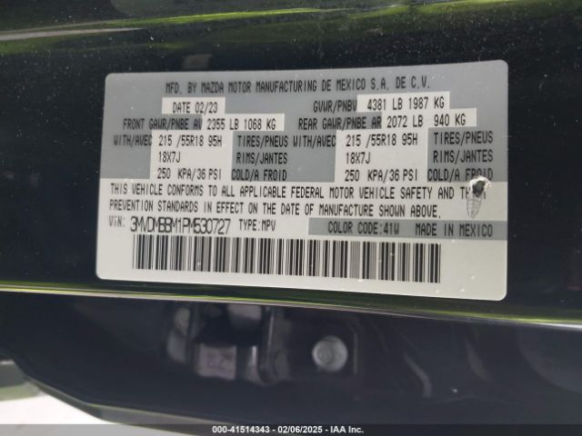 3MVDMBBM1PM530727 Mazda Cx-30 2.5 S Select