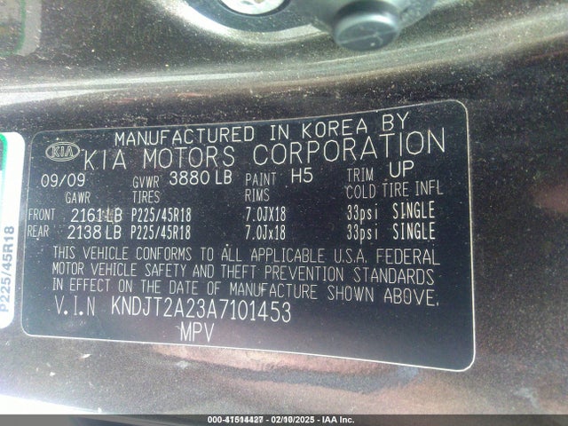 Aukcja sprzedaży 2010 Kia Soul !, vin: KNDJT2A23A7101453, numer aukcji: 41514427