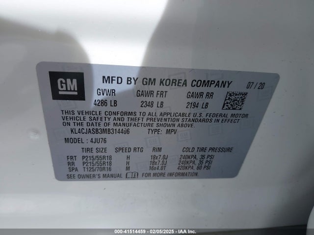 Buick Encore Fwd Preferred 2021 KL4CJASB3MB314406 Image 9