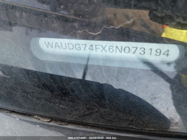 2006 AUDI A6 WAUDG74FX6N073194 Photo 8
