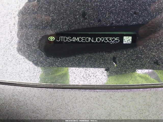 JTDS4MCE0NJ093325 Toyota COROLLA SE