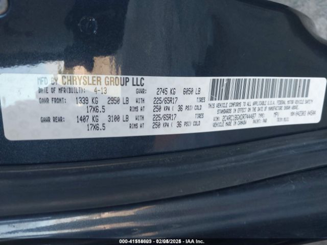 2013 CHRYSLER TOWN & COUNTRY 2C4RC1BGXDR744487 Photo 8