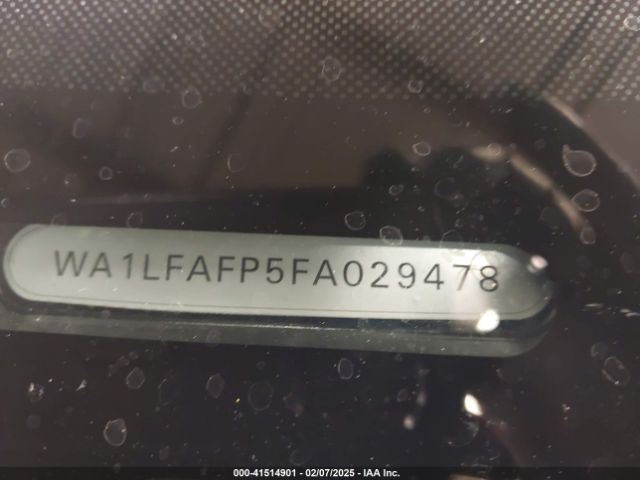 WA1LFAFP5FA029478 Audi Q5 2.0t Premium