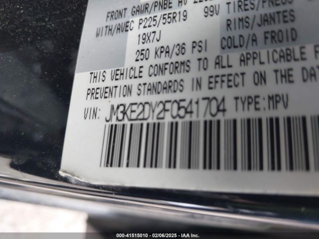 JM3KE2DY2F0541704 Mazda Cx-5 Grand Touring