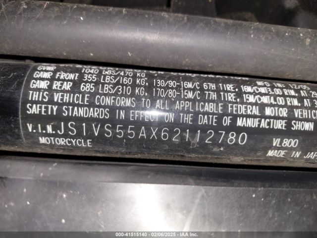 2006 SUZUKI C50 JS1VS55AX62112780 Photo 9