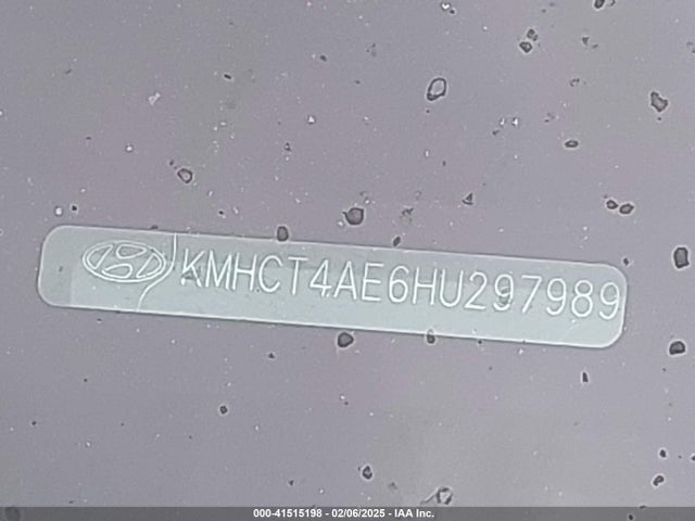 KMHCT4AE6HU297989 Hyundai ACCENT SE